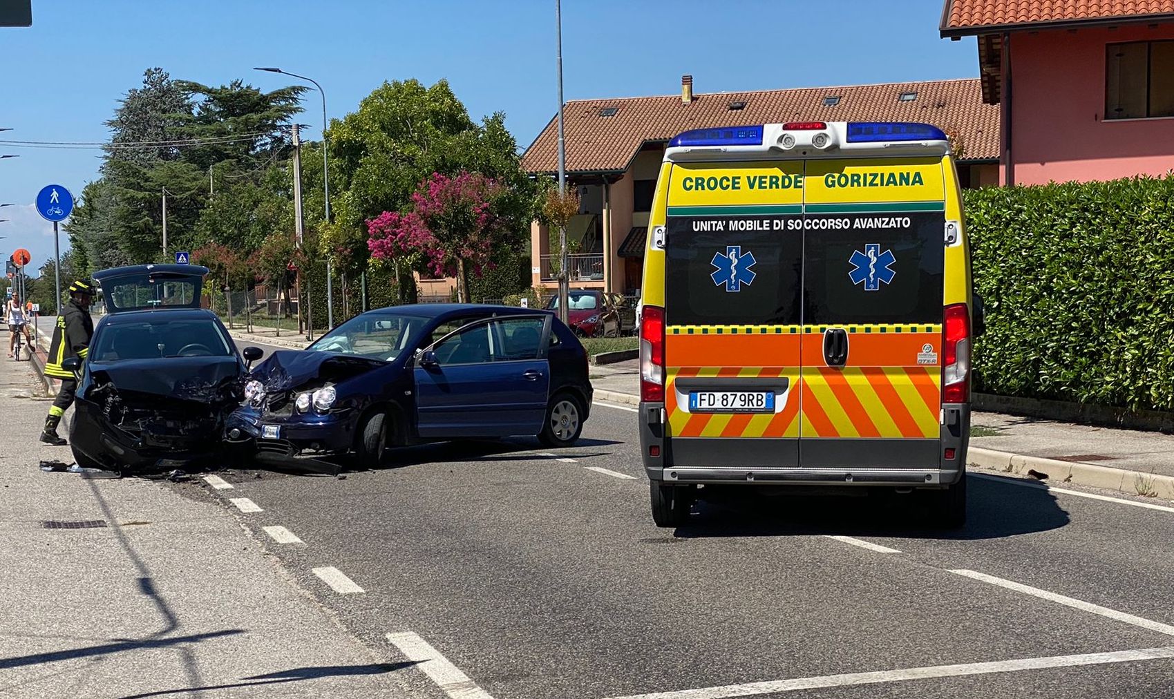 Incidente sulla strada regionale a Brazzano, ferito un anziano